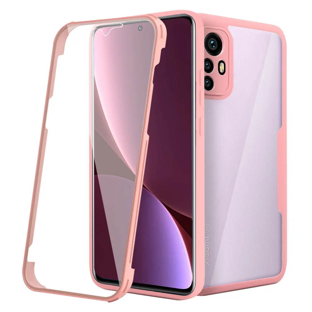 360 Full Shockproof Transparent Silicone Case