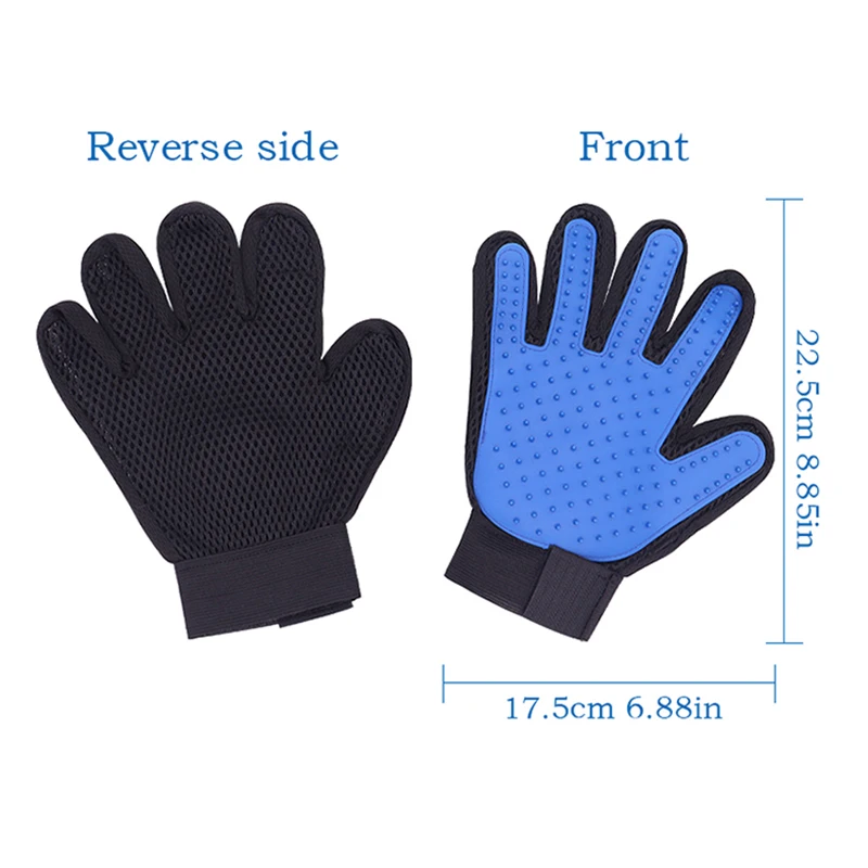 Pet Grooming Gloves Pet Hair Remover Gloves Cat Dog Massages Bathing Cleaning Grooming Supplies Back Massage Hair Sticking Removal Glove Accessories pet grooming gloves,pet hair remover gloves