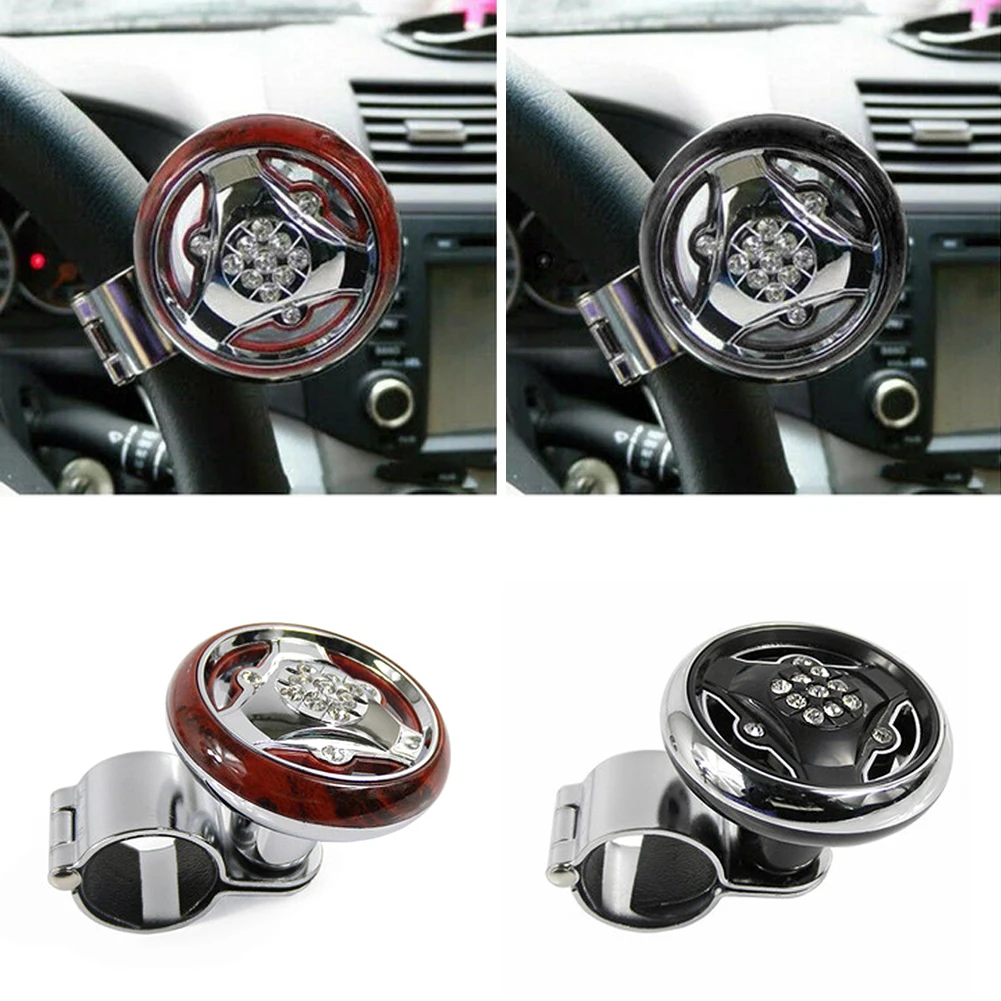 

Creative Car Steering Wheel Knob Ball For Truck Steering Wheel Aid Power Handle Assister Spinner Knob Ball Stainless steel