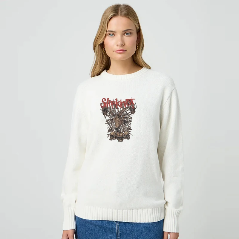New printed men's and women's casual sweater Europe and the United States fashion street knitting sweater