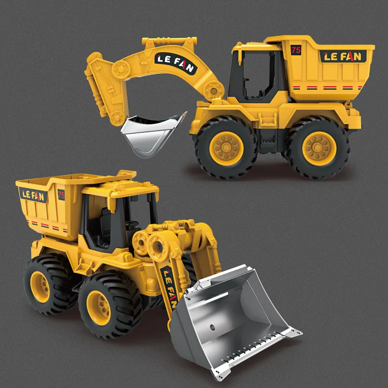 

Children Simulation Engineering Car Inertia Car Excavator Bulldozer Toy Model Children Puzzle Toys Boys Birthday Gifts