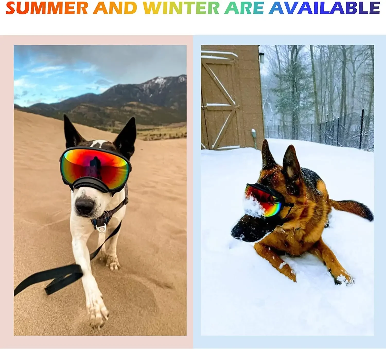 Occhiali Antivento Per Cani Morbidi Per Sport Sulla Neve Cani Protezioni  Per Occhi Da Neve Protezioni Per Occhi Anti-UV Occhiali Per Occhiali Da Per