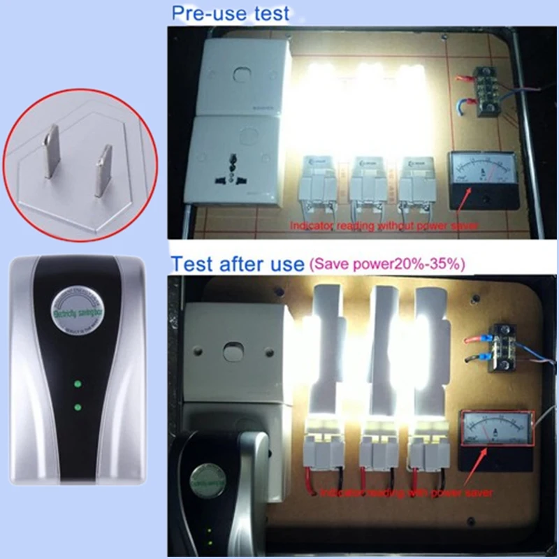 Power Electricity Gift Energy Factor Saver Box Device Home Office Intelligent Power Electricity Digital Eu Us Plug Saving Device