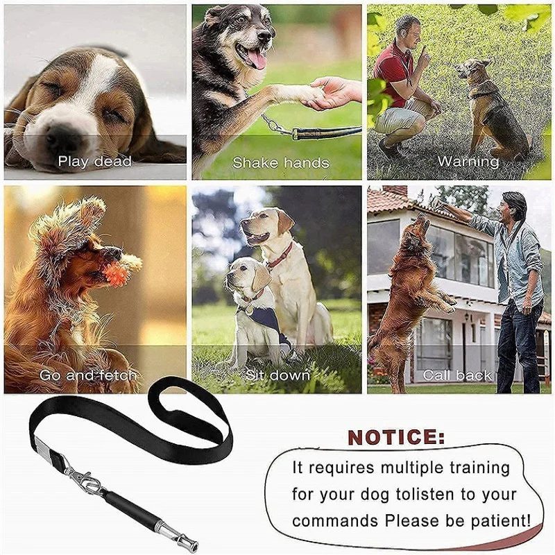 Dog Whistle Dog Trainer To Stop Barking Copper Silent Ultrasonic Training Flute For Pet Supplies
