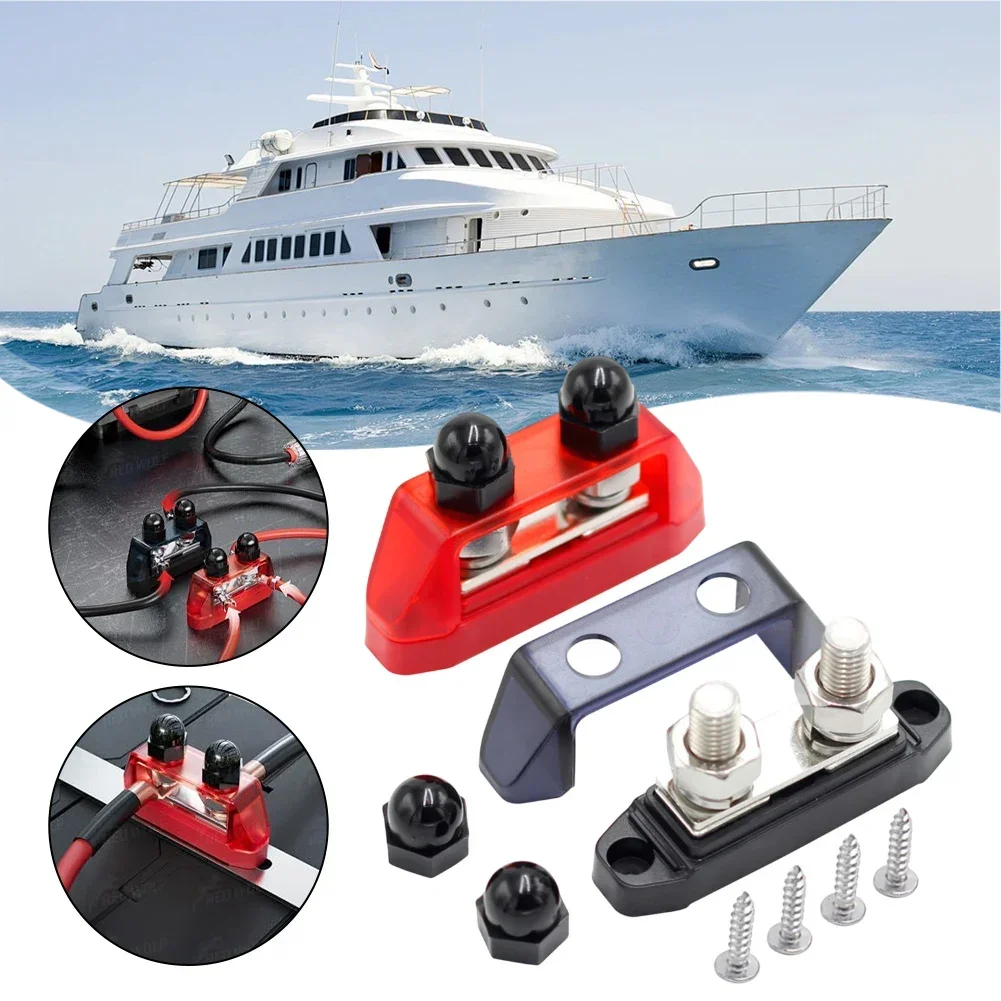 Connecting Batteries Automotive Power Connector Battery Junction Post Efficient Power Distribution Block 3 8 Inch