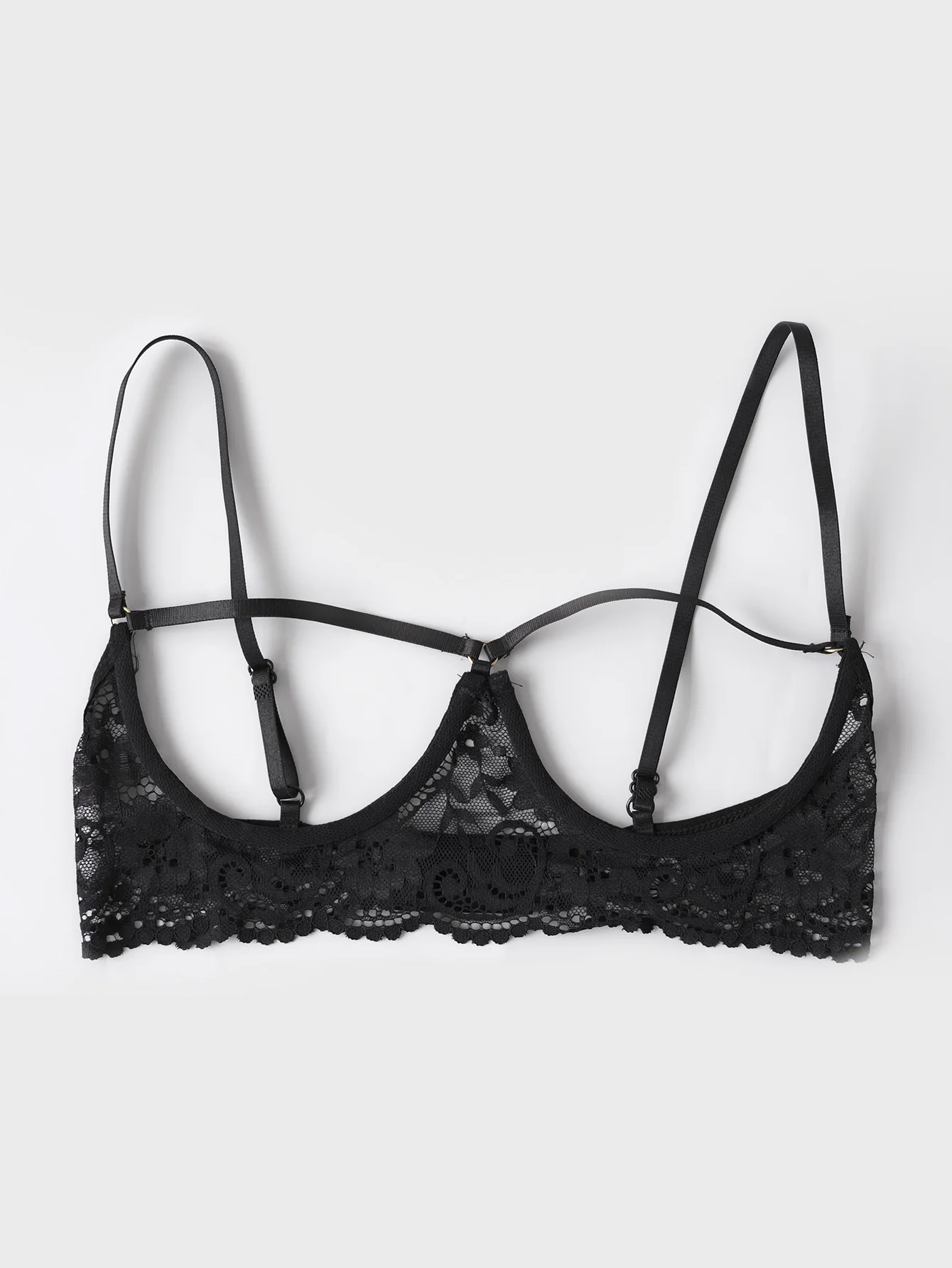 Women Sexy Lace Bra Cutout Erotic Hollow Out Adjustable Lingerie Bra Lady Open Cup Underwear Top women bra erotic lingerie