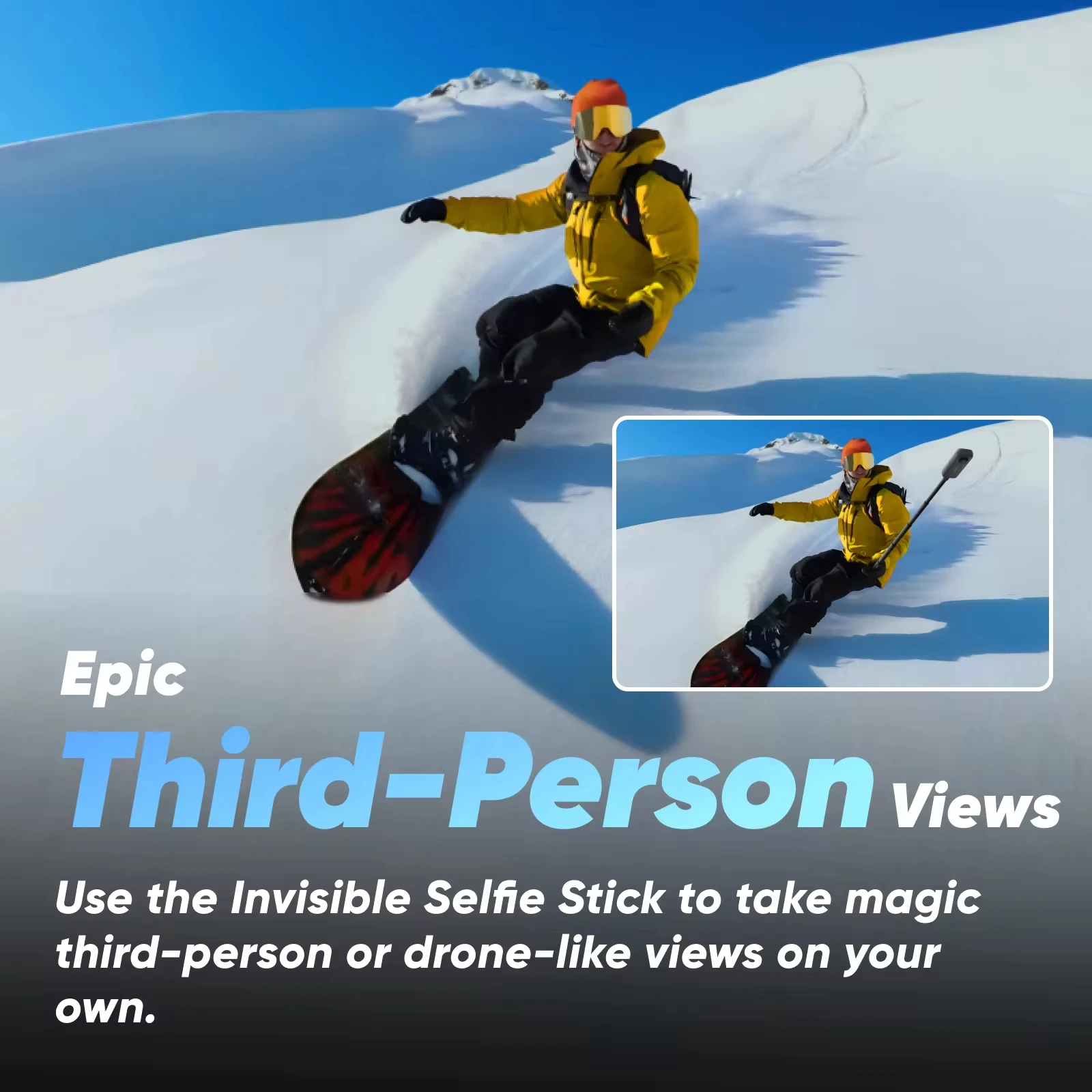 Original Insta360 X3 - Waterproof 360 Action Camera with 1/2" 48MP Sensors,5.7K 360 Active HDR Video,72MP Photo,4K Single-Lens 5