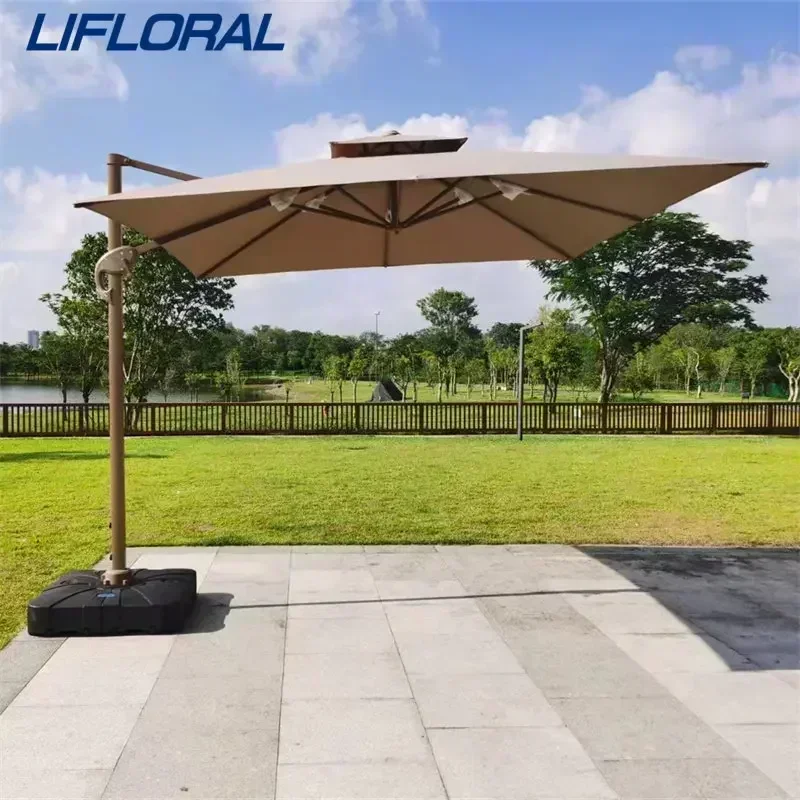 Large Terrace Garden Roman Umbrellas Outdoor parasol Courtyard Umbrella Sun Umbrella Large Outdoor Stall Balcony