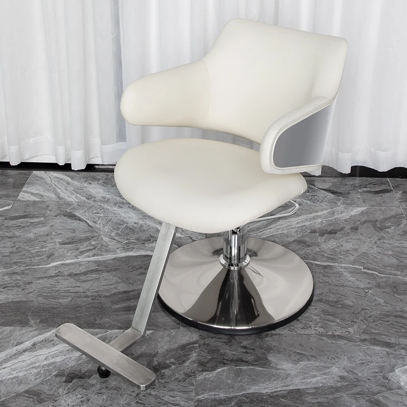 Pedicure Swivel Chair Barber Pedicure Manicure Professional Hair Salon Chair Rotating Silla De Barbero Luxury Furniture LJ50BC