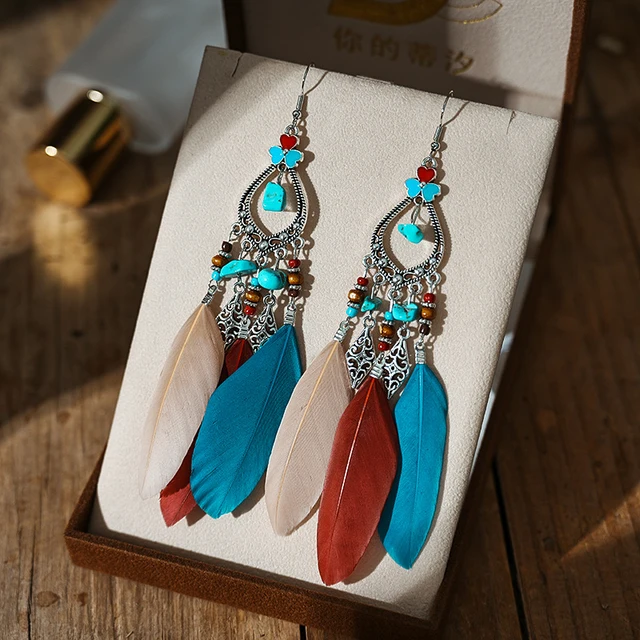 Earrings Low Cost Jewellery Jewellery Feather Earrings At Low