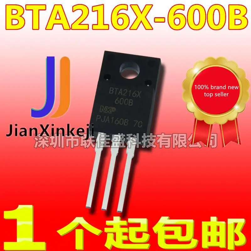 

10pcs 100% orginal new in stock BTA216X-600B BTA216X-600D 16A/600V TO-220F Triac