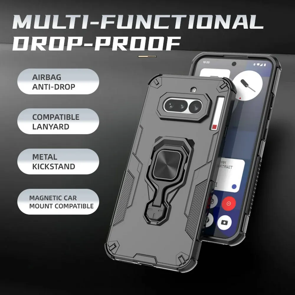 Enhanced Ring Back Case with 360° Protection and Camera Guard - Premium Armor Cover