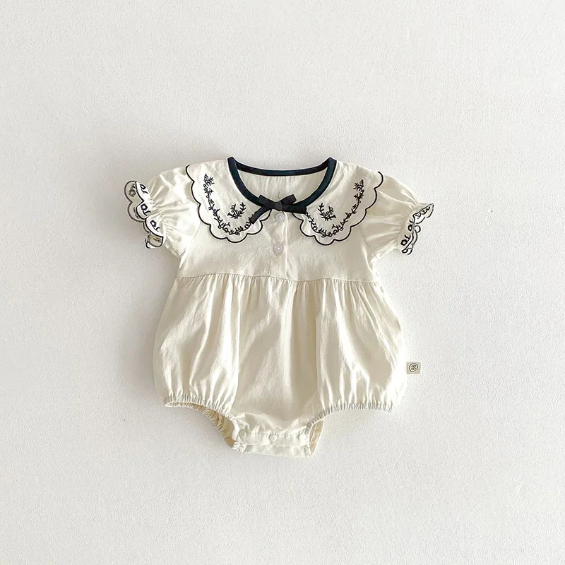 Baby Girls Summer Short Sleeve Bodysuit