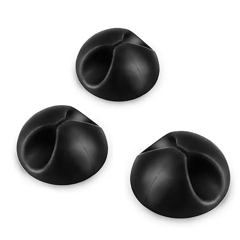 

20PCs Car Cable Clips Silicone USB Line Desktop Management Compatible Clips for Driving Recorder Wire Organizer Auto Accessories