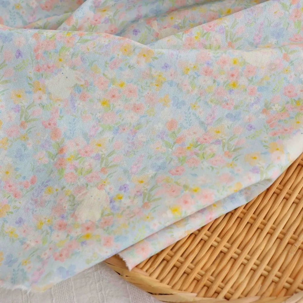 145x50cm 100% 면 40 포플린 평직 원단 봄 여름 아동복 의류 수제 바느질 천