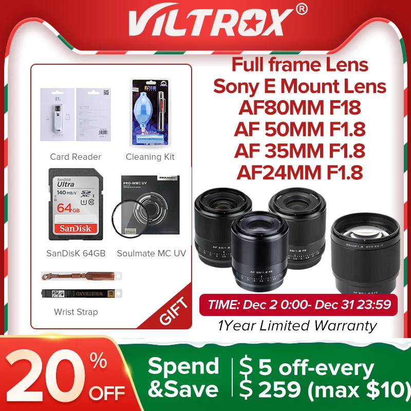 

Viltrox 85mm 50mm 35mm 24mm F1.8 Ii Stm E Full Frame Auto Focus Portrait For Sony E Mount Sony A6000 A6400 Camera