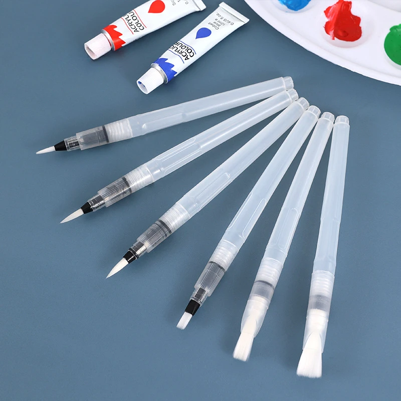 Watercolor Pen 6 PCs for Beginner Hand Drawn DIY