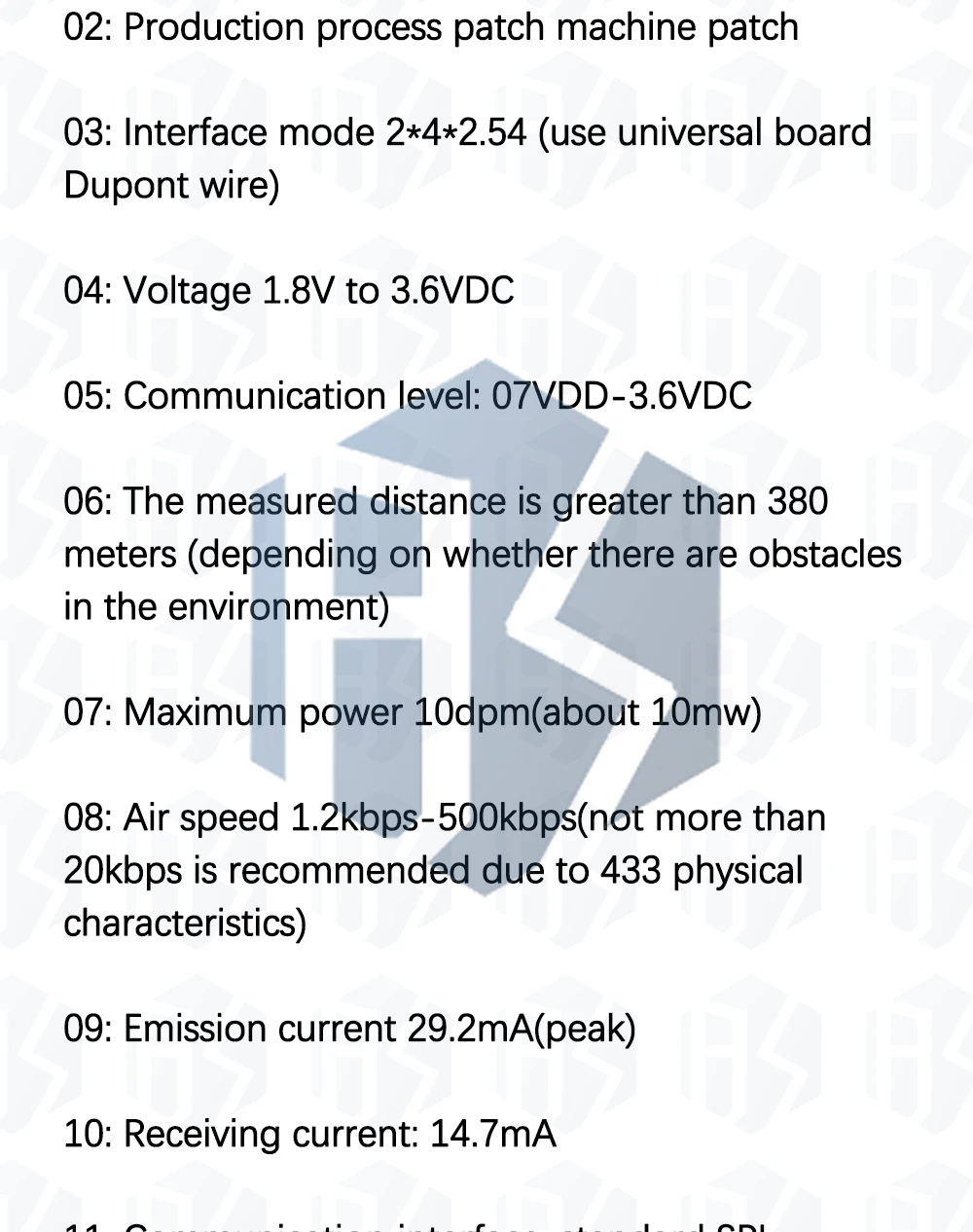 1PCS~20PCS 433MHZ CC1101 Wireless-Modul mit SMA-Antenne Wireless-Transceiver-Modul für Arduino EGBO – Detail 4