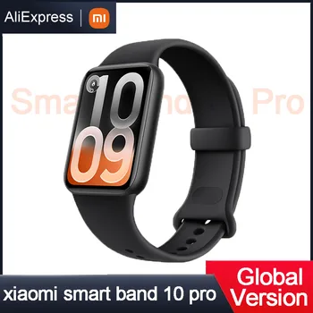 Xiaomi Smart Band 10 Pro Versione Globale, Display AMOLED da 1,74", 150+ Modalità Sportive, Posizionamento GNSS, Impermeabilità 5ATM, Monitoraggio Salute, Sonno e HRV