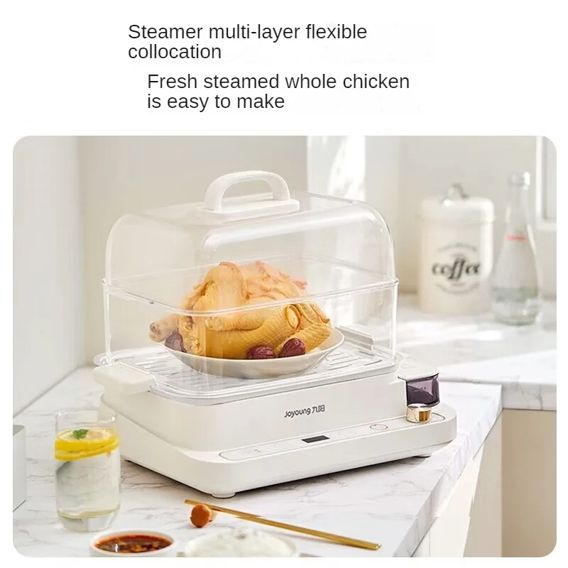 Joyoung Multipurpose Pot Electric Steamer Household Multipurpose Pot Electric Cooker Steamer 18L Triple Layer