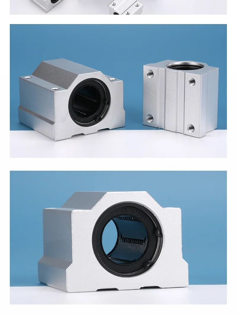 Box-Typ-Lager sind für optische Achse, Schraubstange, Innendurchmesser 6 mm, 8 mm, 10 mm, 12 mm, 16 mm, 20 mm, SCS6UU, SCS8UU, SC10UU, SCS12UU – Detail 17