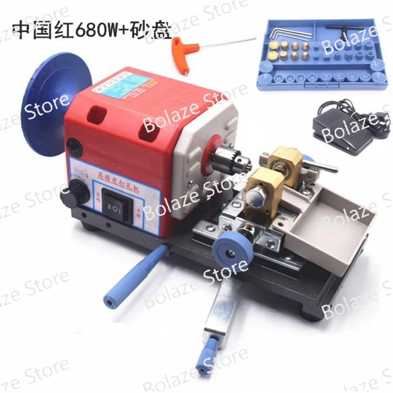 

Pearl drilling and punching machine High power infinite speed regulating Buddha beads drilling machine