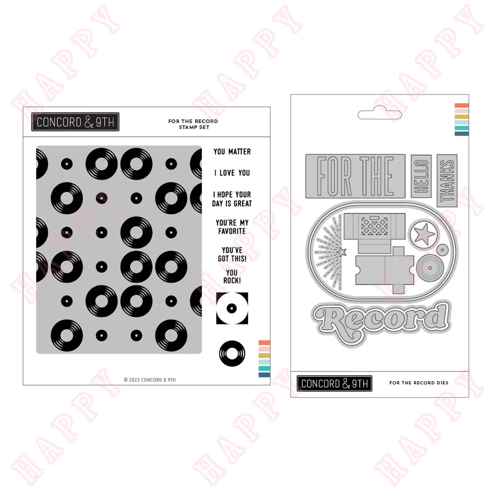 

New Metal Cutting Dies And Stamp For The Record Decoration For Diy Scrapbook Diary Album Paper Template Card Embossing Handcraft