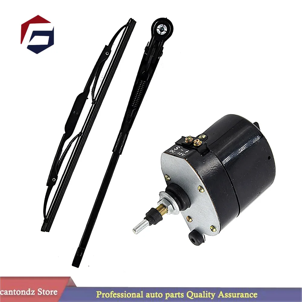 12V Universal Windscreen Wiper Motor, Wiper Arm Blade, For Jeep Tractor Fishing-Boat Caravan 01287358 7731000001 0390506510