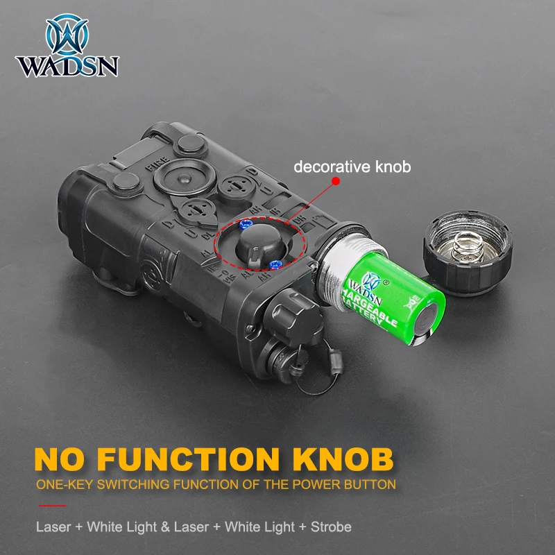 WADSN NGAL L3 ブルーレーザー搭載 SUREFIRE M600タイプ WADSN Tactical NGAL Red/Green/Blue Dot Laser Aiming Flashlight
