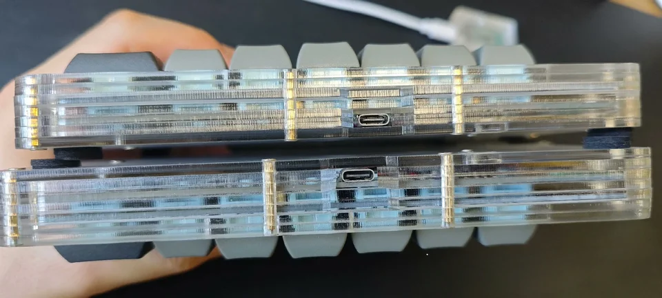 Ergodox 무선 분할 기계식 키보드 키트, 맞춤형 2.4G 핫스왑 Ergodox Ergodone 분할 키보드, E스포츠 게임 사무실 액세서리