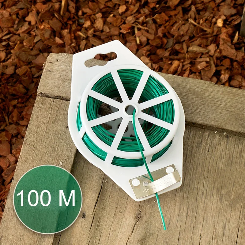 100m Nylon Garden Cable Ties Power Wire Loop Tape Flower Cable Tie Wire Multifunction Straps