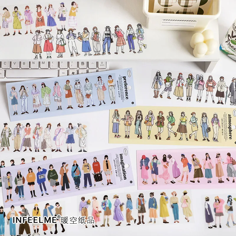 

20sets/lot Kawaii Scrapbook Sticker Tender Old Things Scrapbooking Supplies diary Planner Decorative Craft Stationery Sticker