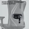 M57 Ergonomic Office Chair with 3 Way Armrests Lumbar Support and Adjustable Headrest High Back Tilt Function Grey 5