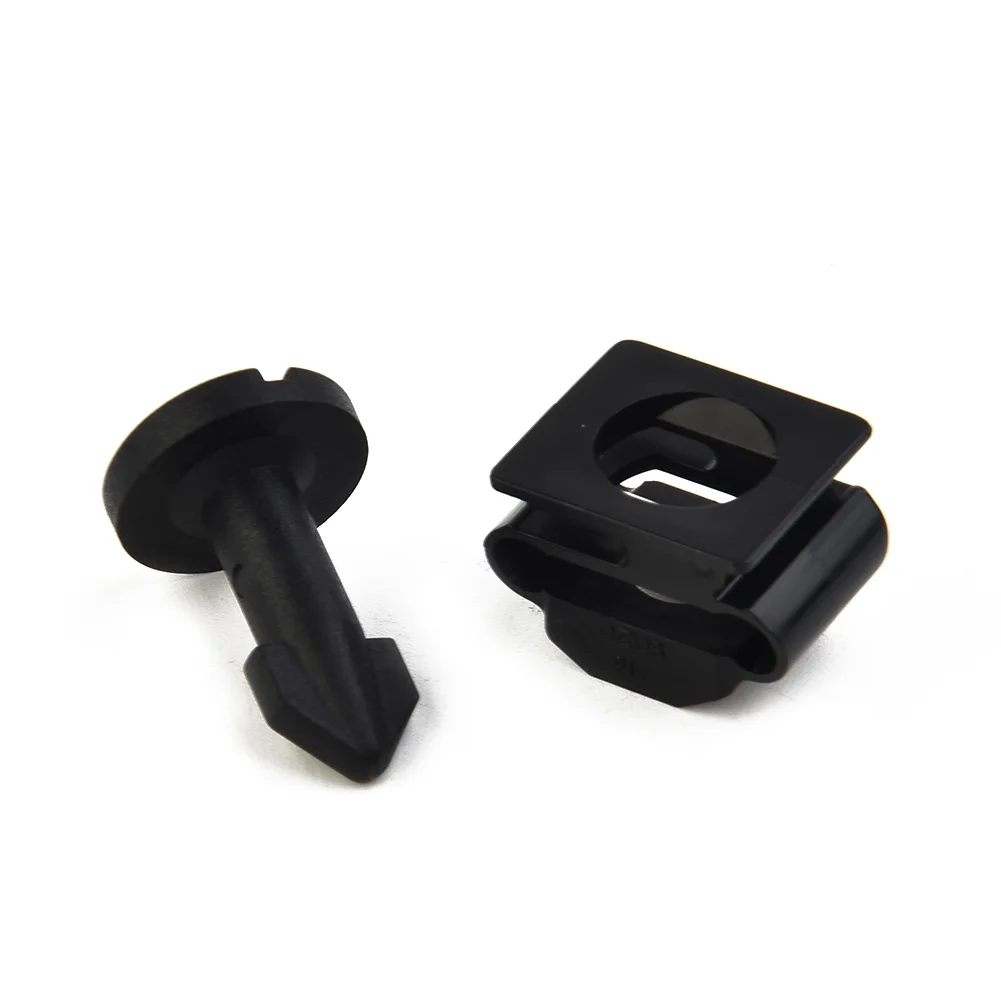 Plastic Engine Cover Stud & Stay Grommet Kit 2pcs For Honda 91501-SS8-A01 91601SS8A01 Engine Cover Bolt Bonnet Hood Clips engine cover bonnet
