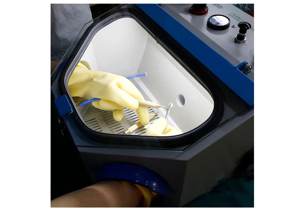 Sanding Blaster Jewelry Sandblasting Machine Desktop Double-pen Sandblasting Mac