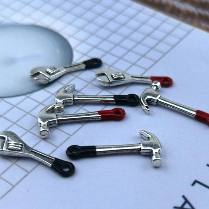 2pcs Dollhouse Accessories Miniature Model Simulation Repair Tools Kids Toy Set