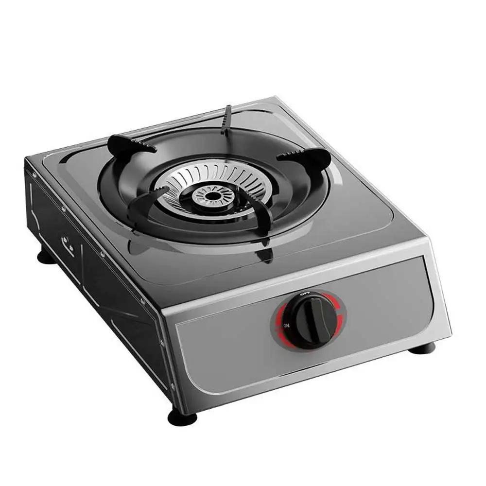 Bruciatore A Gas A Risparmio Energetico Fornello A Gas Fornello A Gas Per Uso Domestico In Acciaio Inossidabile Piano Cottura Singolo A Gas Liquido
