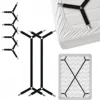 Universal Bed Sheet Holder Adjustable Elastic Fastener Straps Non-Slip Sofa Cover Clips Crisscross Gripper For Mattress Covers 1