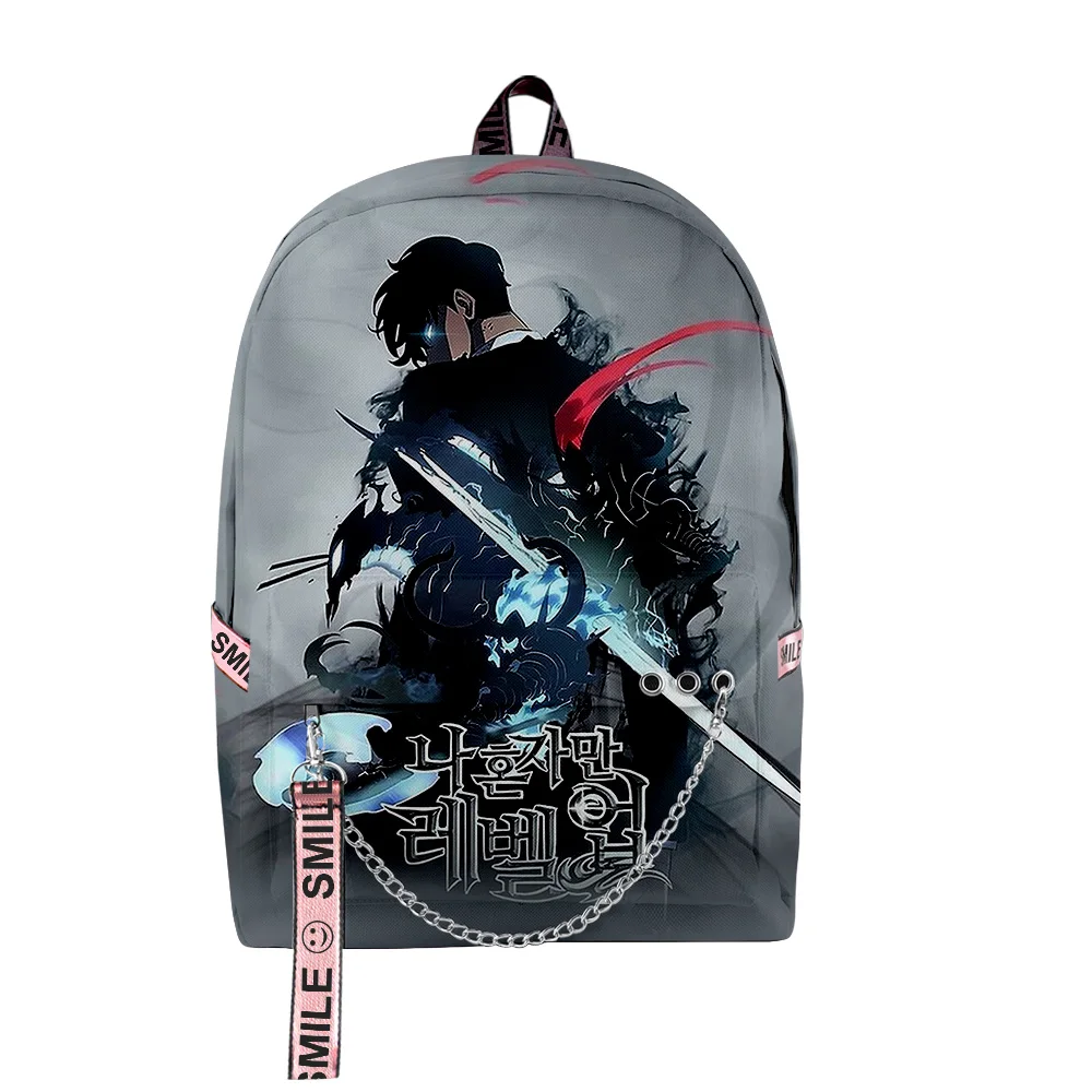 

Solo Leveling Anime Zipper Rucksack 2023 Casual Style Harajuku Schoolbag Unique Travel Bag