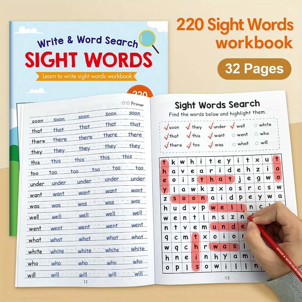 Sight Words Learning Workbook 2