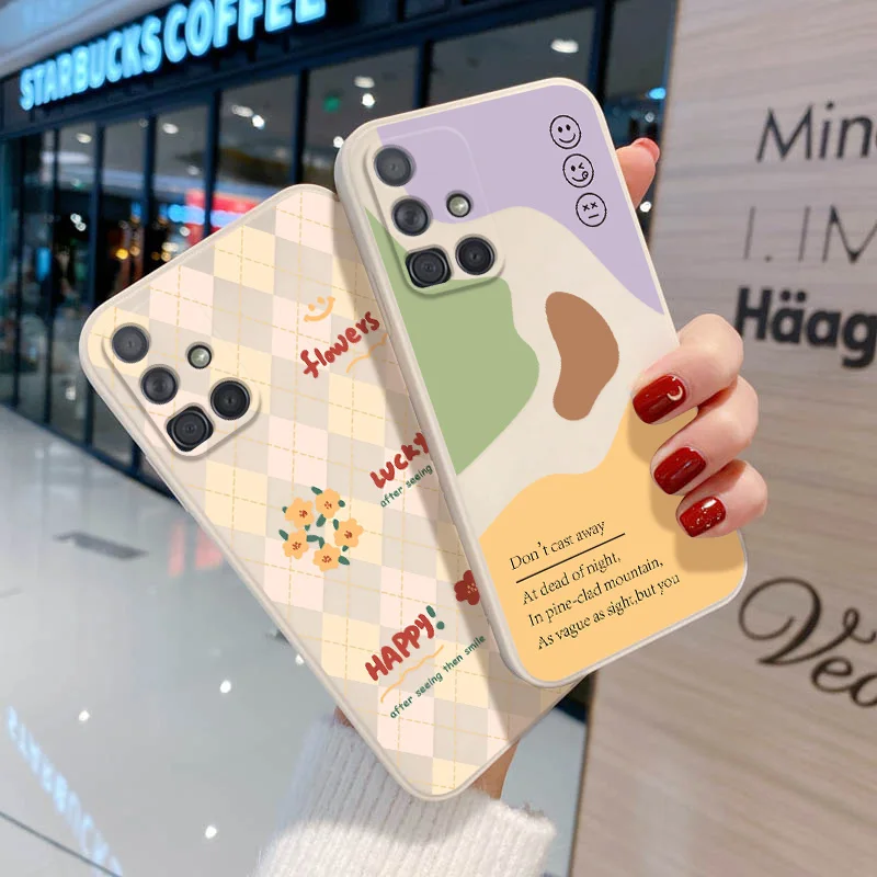 A51 Caso Per Samsung S21 Più Il Caso Molle Di Tpu Fundas Samsung A52S 5G A51 A21S A32 A72 A50 A12 A71 A30 A70 S20 Fe S21 Ultra Copre