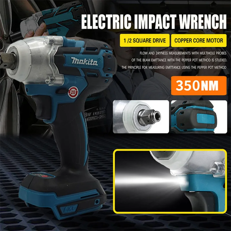 Makita 1/2 in 18V Cordless Body Only Impact Wrench | Makita | RS Components  India