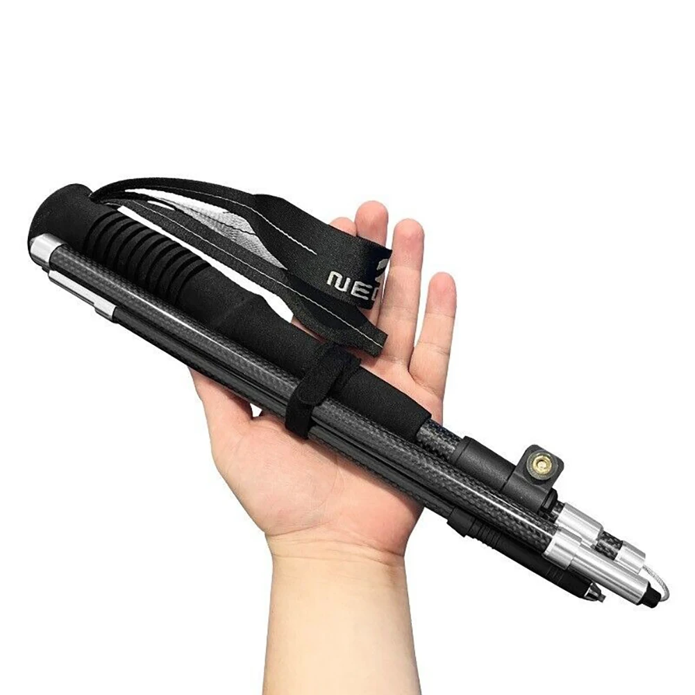 

Трекинговые Палки 3K из углеродного волокна со встроенной внутренней кнопкой сверхпрочные легкие складные походные палки