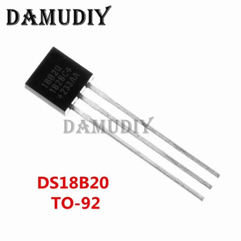 5PCS DS18B20 18B20 TO-92 Sensore di temperatura Nuovo e originale DS18B20 TO92 DS18B20 18B20 - immagine 2