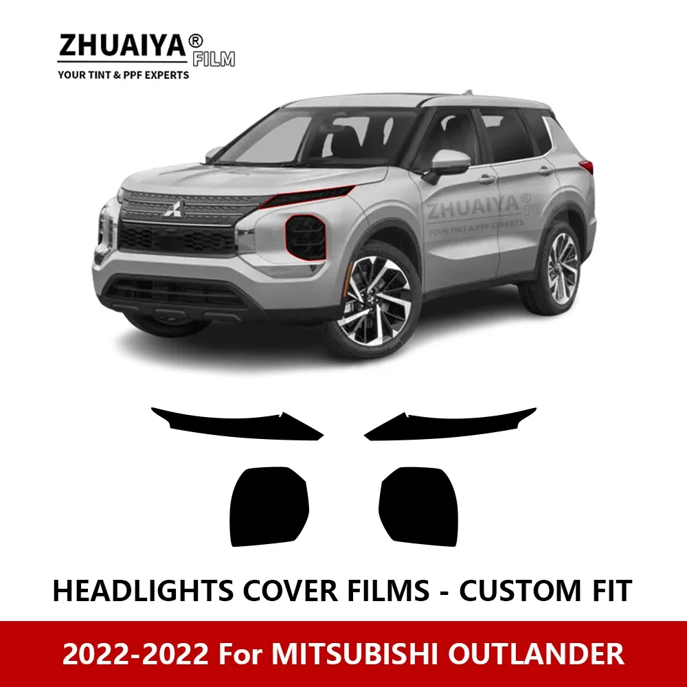 

Для MITSUBISHI OUTL ANDER 2022-2022 Автомобильная внешняя фара с защитой от царапин PPF предварительно отрезанная Защитная пленка для ремонта автомобильные наклейки