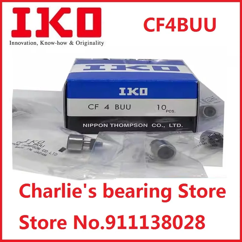 

10pcs 100% brand new original genuine imported from Jappan IKO brand cam follower needle roller bearing CF4BUU