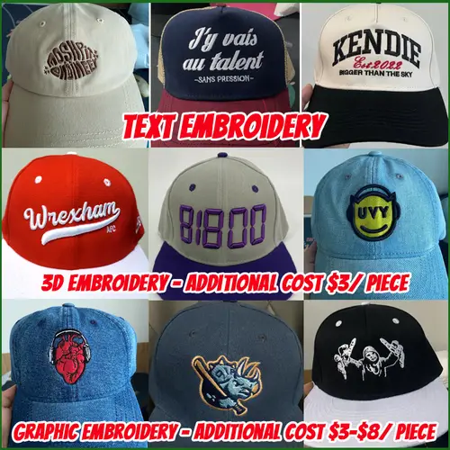 Fedoryn Custom Logo Baseball Cap for Men and Women DIY Design Letter Embroidery Retro Hat Customize Cap Graphic Print Wholesale - Image 2