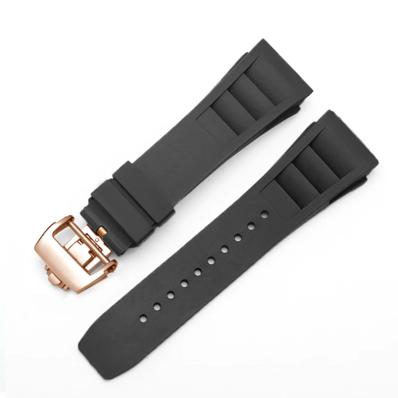 Bracelet Caoutchouc Pour Montre Richard Mille RM59 RM061 RM38 - Taille M, Neuf