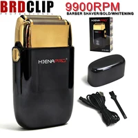 BRDCLIP 809 Professional Professional 9900RPM 3 Gears Electric Shaver Double Foil Shaver USB Cordless Hair Cutting Machine 1