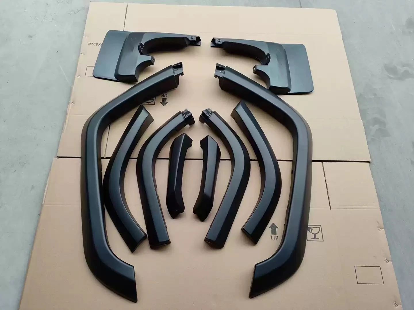 Car Wheel Eyebrow Side Trim Fender Mudguard For Toyota Land Cruiser